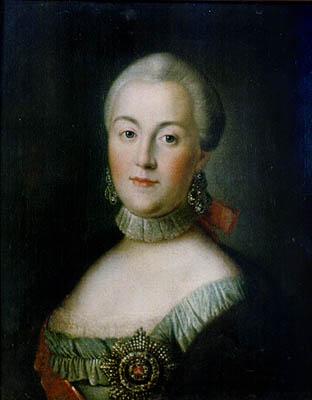 Aleksey Antropov Portrait of Great Duchess Ekateriana Alexeyevna oil painting image